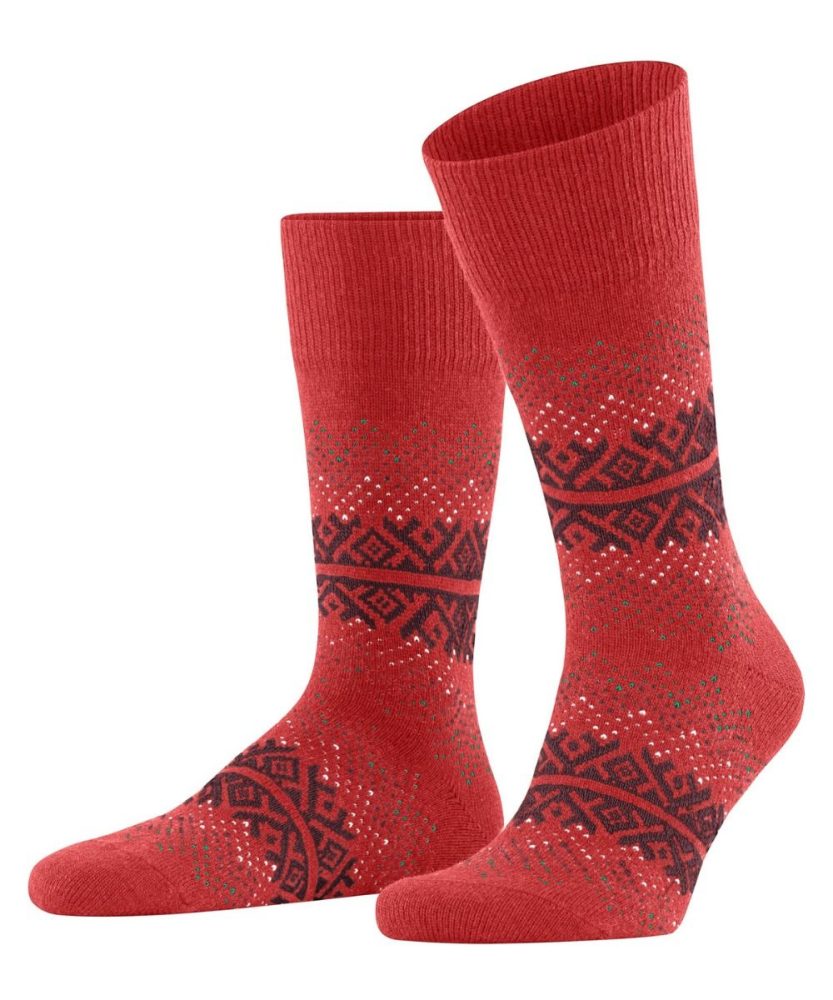 Falke - Wadenlange Socken, für Herren, Rot, Größe 39-42