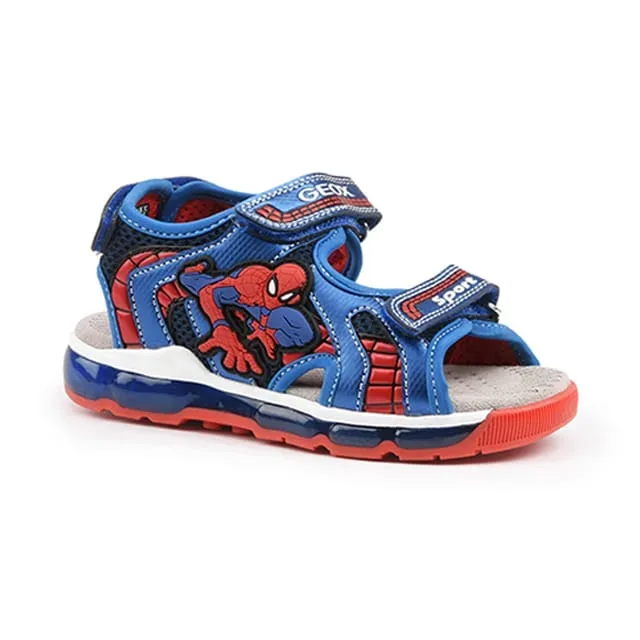 Geox - Android Boy-33, Android Boy-35 Spider-Man Sandalen, 33, Aquamarine