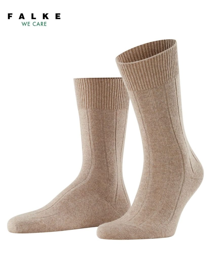 Falke - Wadenlange Socken, für Herren, Hellbraun, Größe 39-42