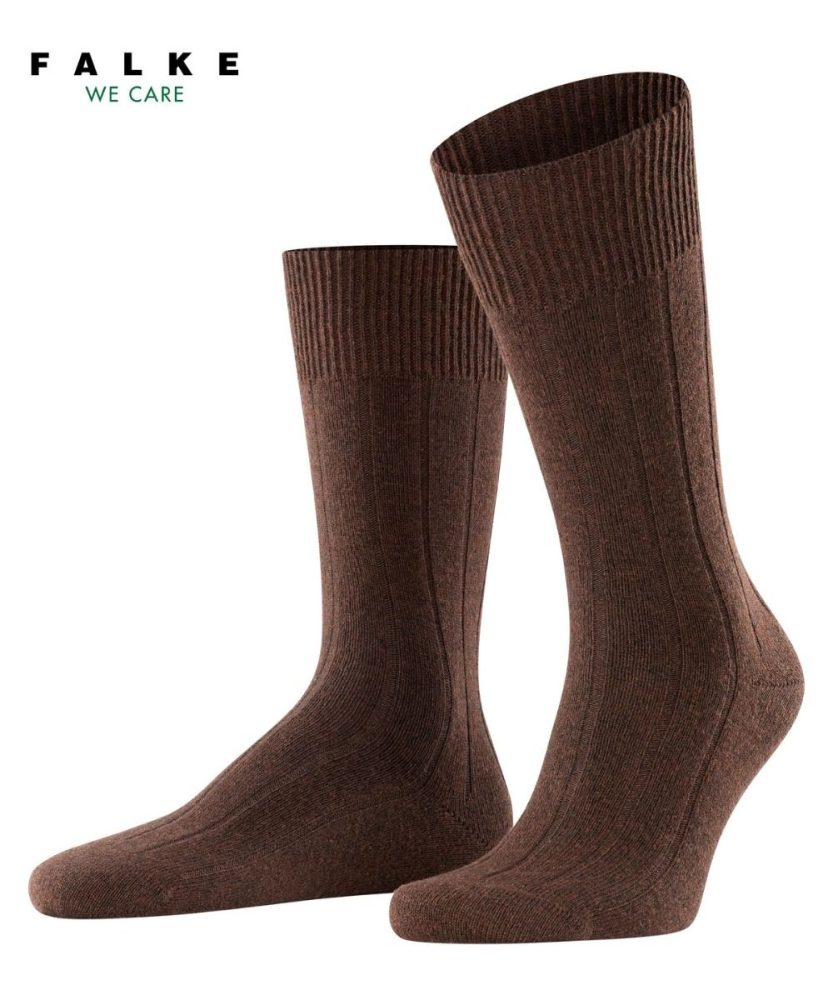 Falke - Wadenlange Socken, für Herren, Braun, Größe 43-46