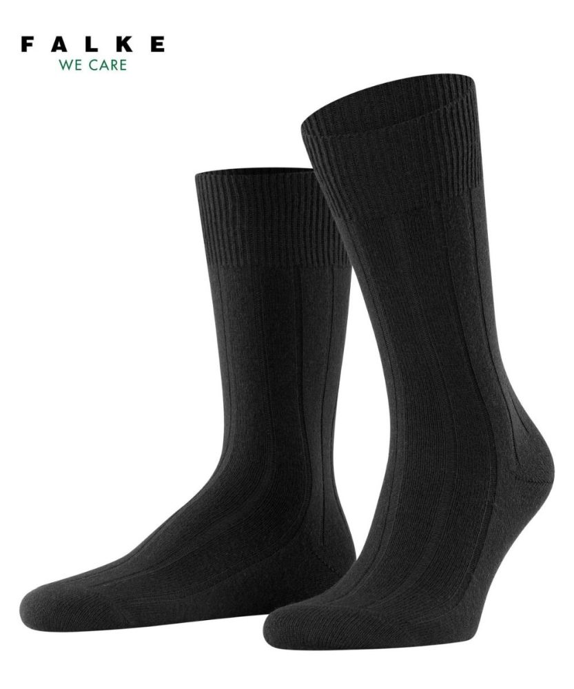 Falke - Wadenlange Socken, für Herren, Black, Größe 43-46