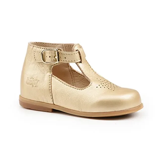 Bopy - Lactée-19, Lactée-20 T-Bar Schuhe, 19, Gold