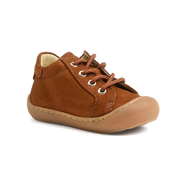 Bellamy - Doudou nubuck, Doudou Nubuck Schnürschuhe, 21, Cognac