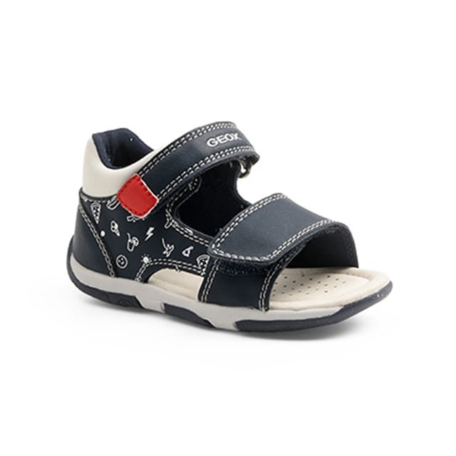 Geox - Tapuz, Tapuz Sandalen mit Klettverschluss, 18, Aquamarine