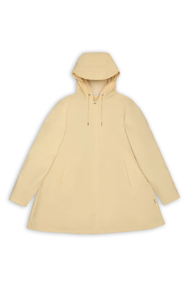 RAINS - 18050 A-Line W, für Damen, Gelb, Größe XS