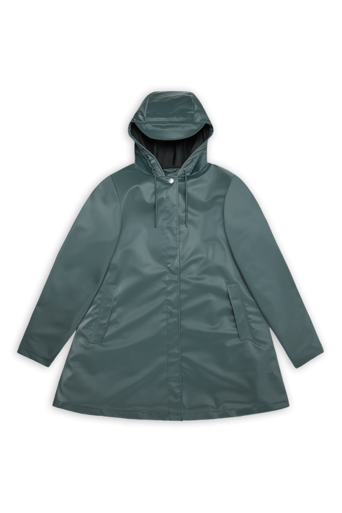 RAINS - Regenjacke, für Damen, Dunkelgrün, Größe S