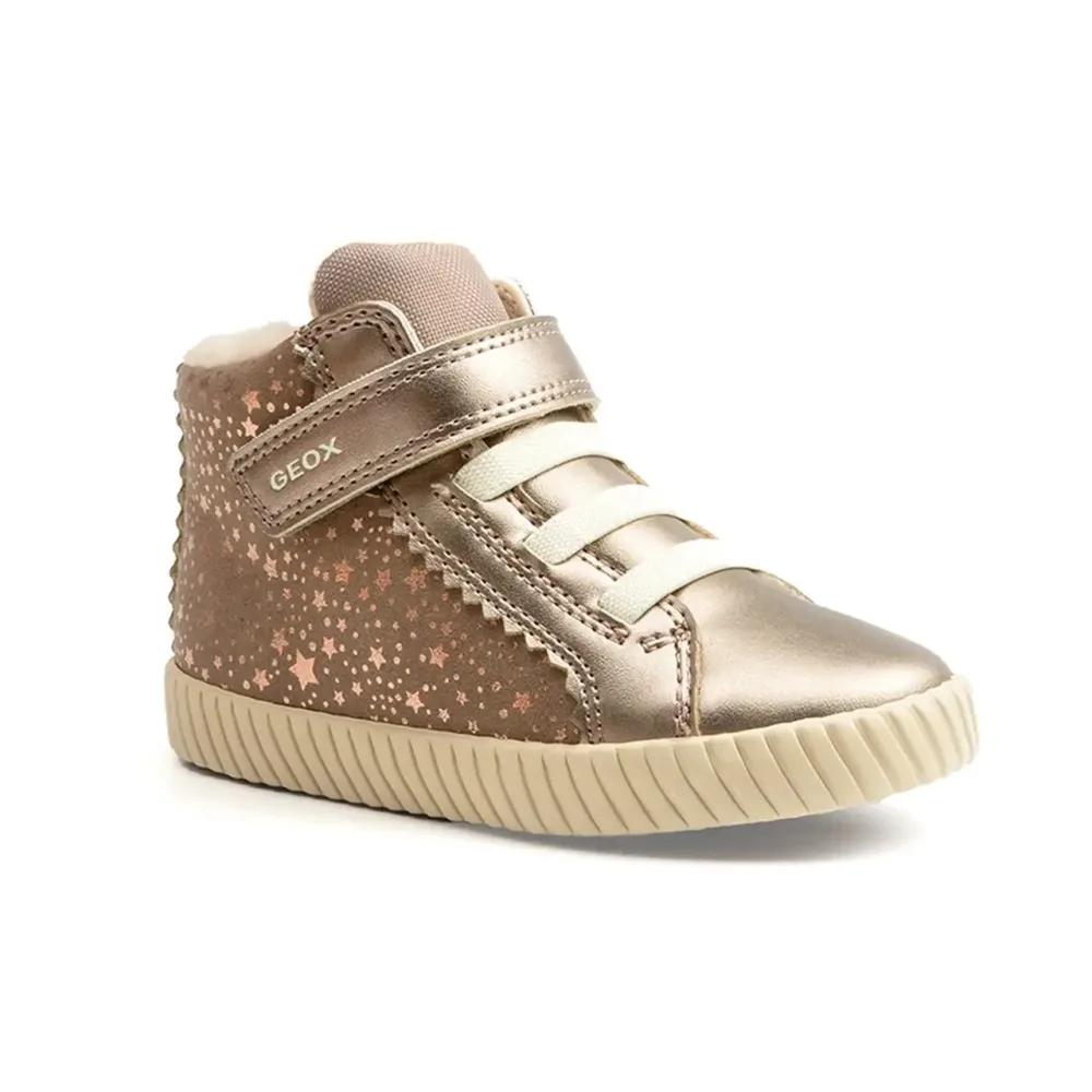 Geox - Mirroless, Mirroless High-Top Sneakers mit Sternenmuster, 24