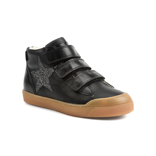 Benjie - Kilchelberg, Kilchelberg High-Top Sneakers mit Glitzerstern, 26, Schwarz