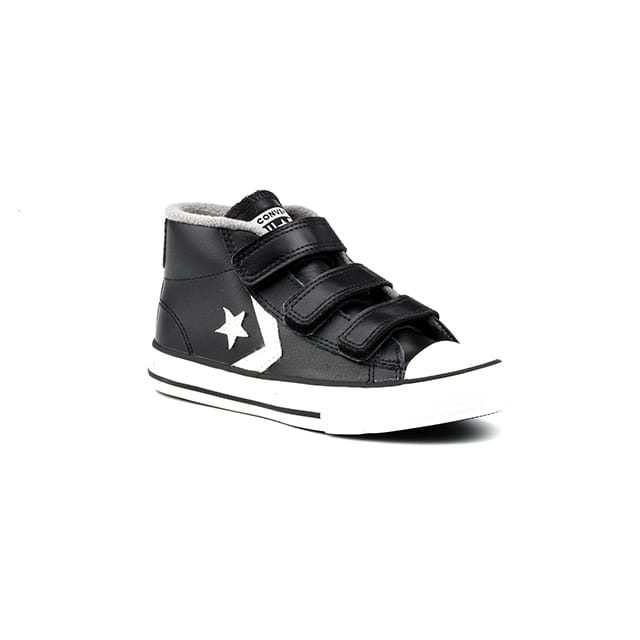 Converse - Star player 3V mid-27, Star Player 3V Mid-29 High-Top Sneakers, 27, Schwarz