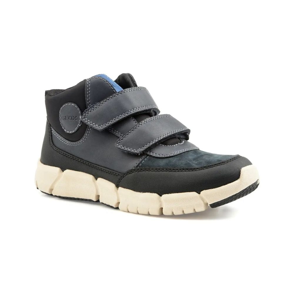 Geox - Flexyper, Flexyper Mid-Top Sneakers mit Klettverschluss, 33