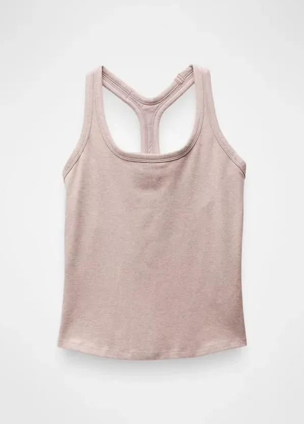 Prana - Heavana Racerback Tank, L, Taupe