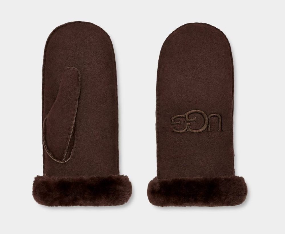 Ugg W SHEEPSKIN EMBROIDER MITTEN-SM SM