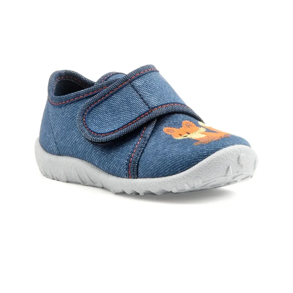 Superfit - Renard, Renard Fuchs Motiv Hausschuhe, 20, Blau