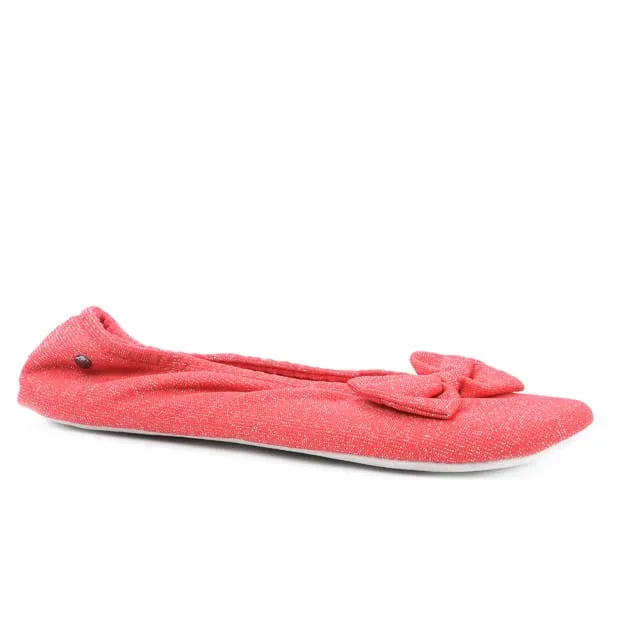 Isotoner - Lurex-35, für Damen, Rot, Größe 35