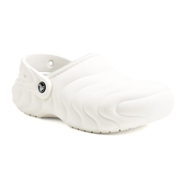 crocs - Classic lined puffer clog, für Damen, Weiss, Größe 37
