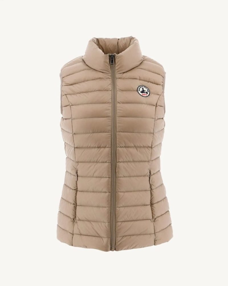Jott - Daunengilet ohne Kapuze, für Damen, Beige, Größe XL