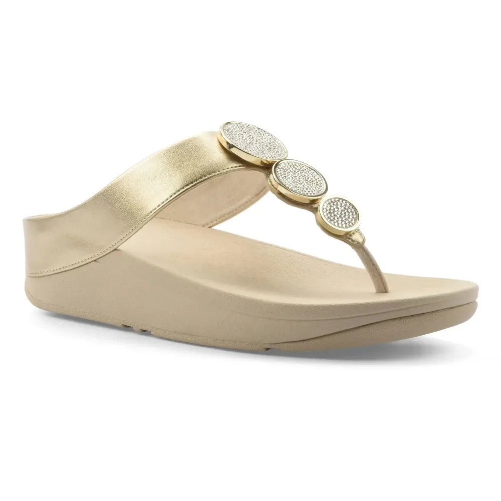 Fitflop HALO BEAD-CIRCLE METALLIC TOE-POST-40 40