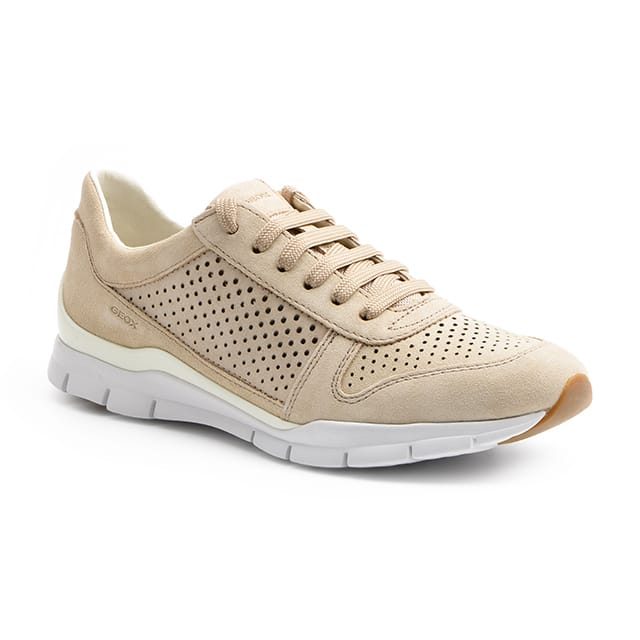 Geox - Sneakers, Low Top, für Damen, Taupe, Größe 36