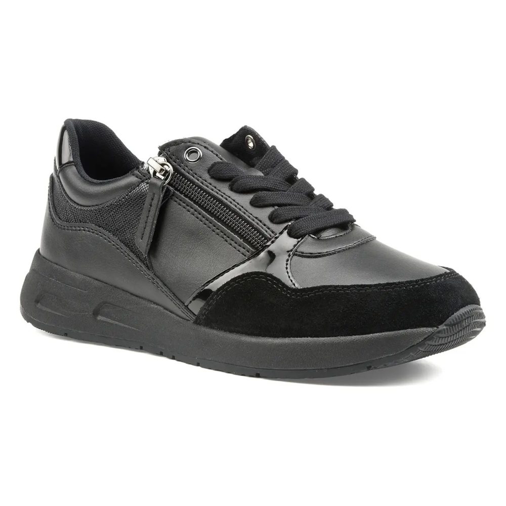 Geox - sneakers bulmya b, für Damen, Schwarz, Größe 38