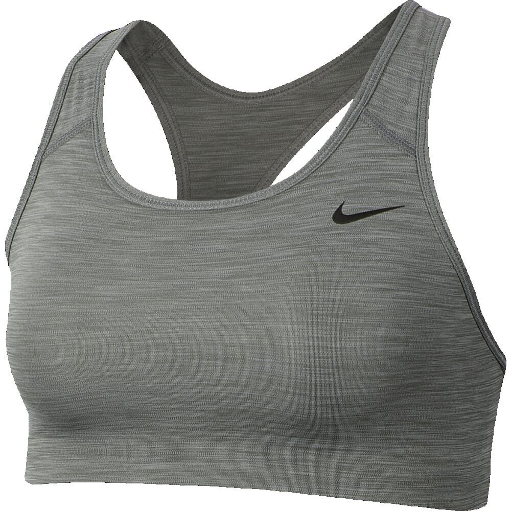 Nike Swoosh Sport-BH Damen - Dunkelgrau, Schwarz