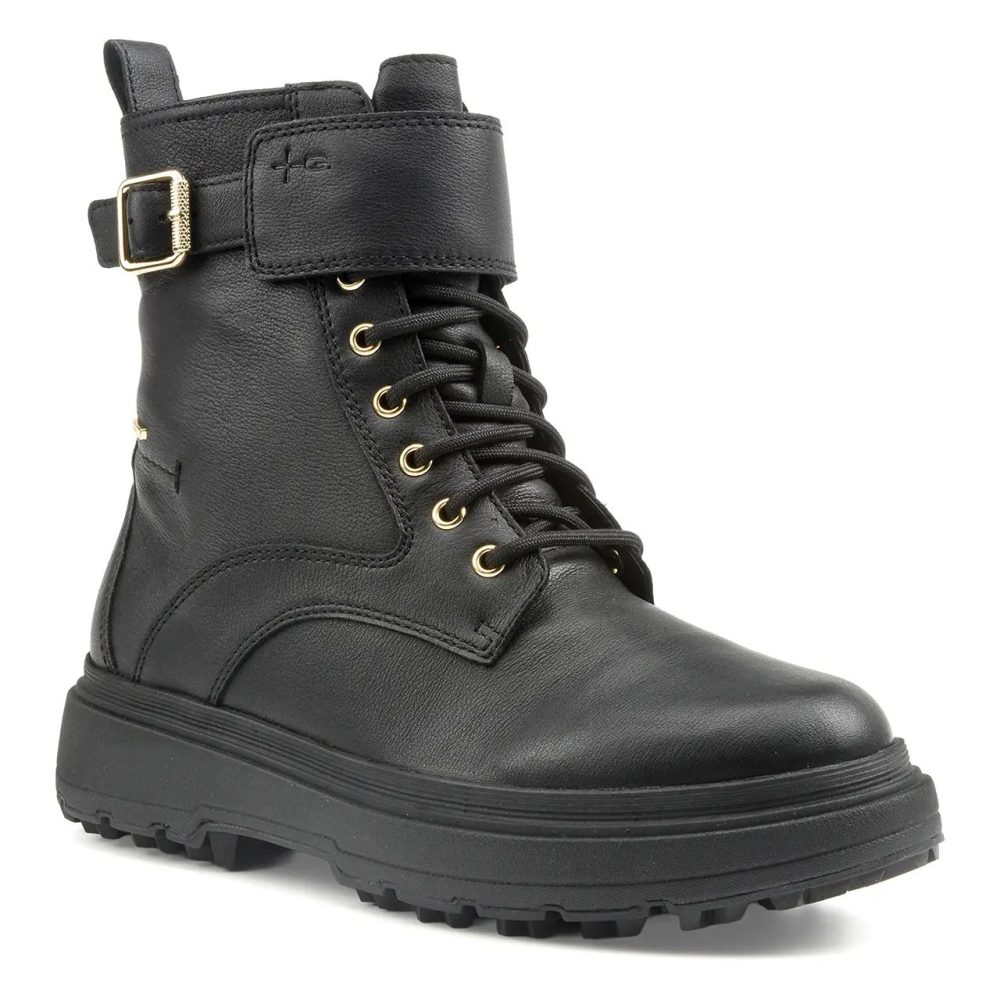 Geox - schnürstiefeletten damen lamidie+grip abx, für Damen, Schwarz, Größe 38