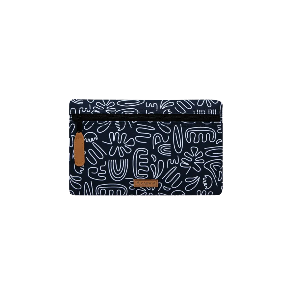 CABAIA - Vordertasche, 15cm, Schwarz/Weiss