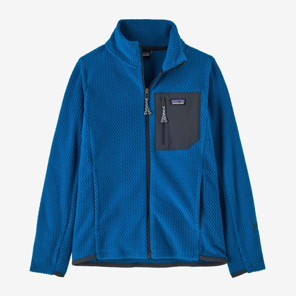 Patagonia - K's R1 Air Fullzip, R1 Air Full Zip Fleecejacke, L, Königsblau