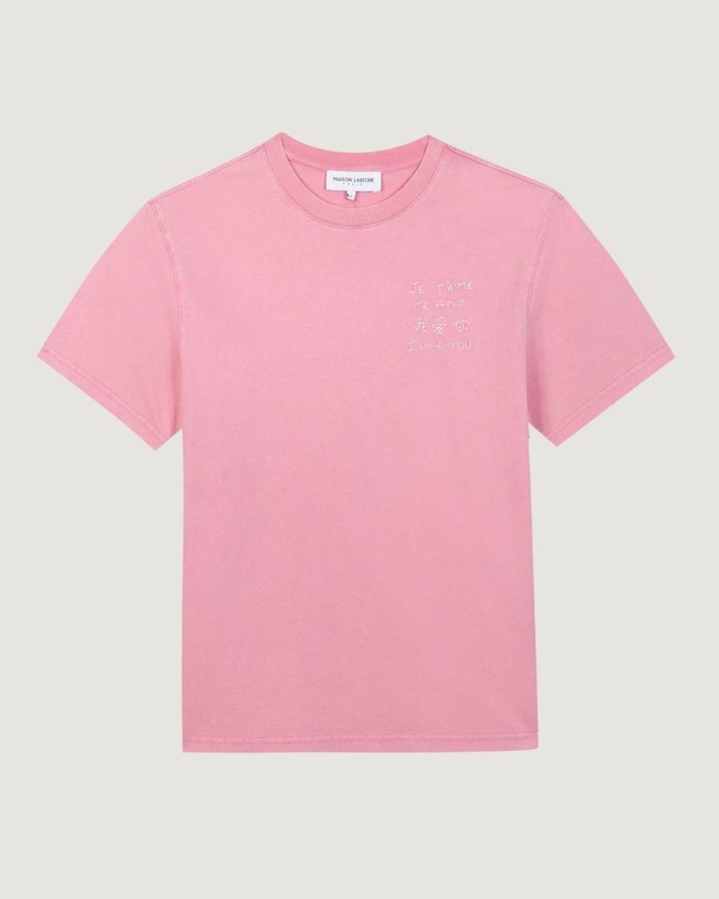 Maison labiche - Popin Je T'aime Te Amo, für Damen, Rosa, Größe M