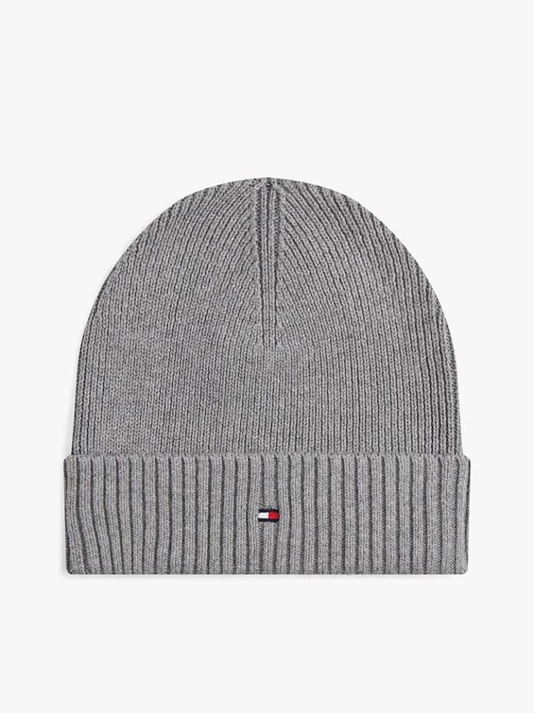 Tommy Hilfiger - Beanie, für Herren, Grau, Größe Onesize