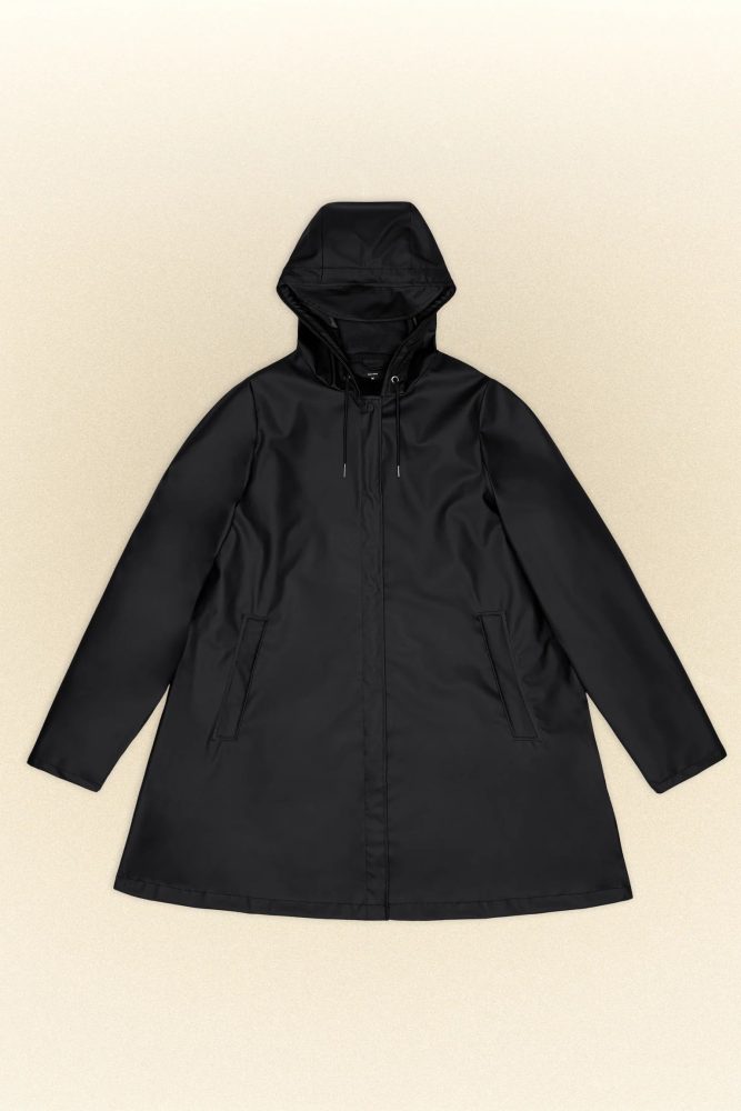 RAINS - Regenjacke, für Damen, Black, Größe S
