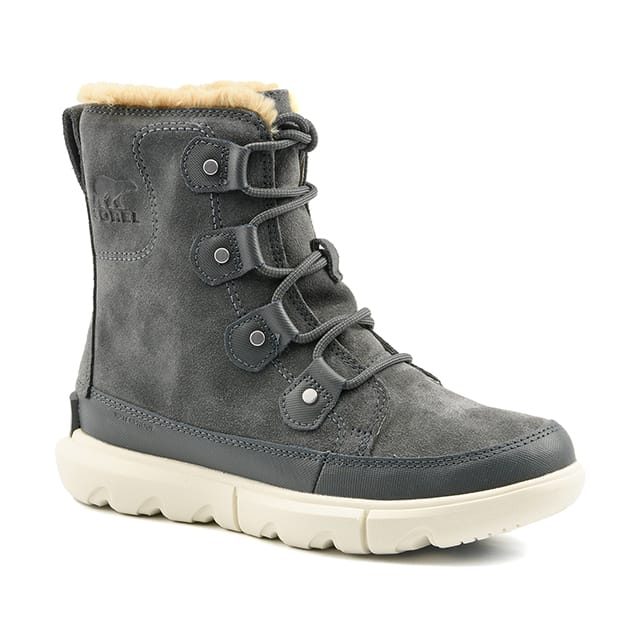 Sorel -  Explorer II Joan Faux Fur WP-6, für Damen, Grau, Größe 37