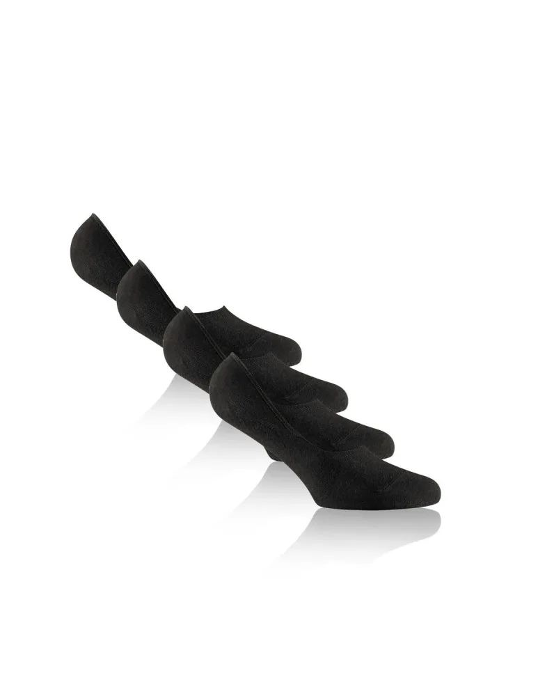 Rohner basic Sneaker Low Black 43 - 46 2er Pack