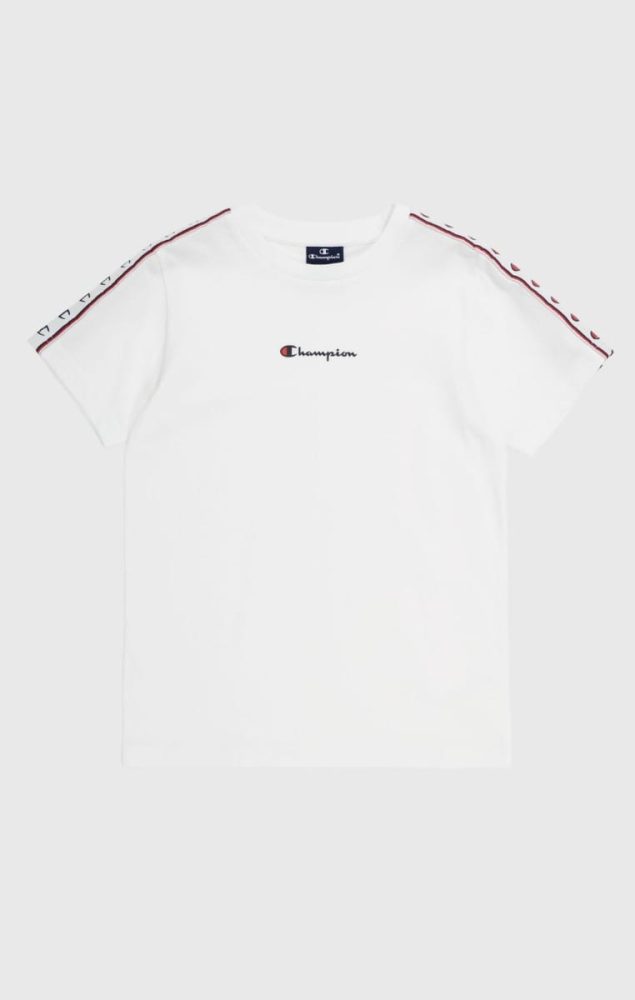 Champion - Crewneck T-Shirt, M, Weiss