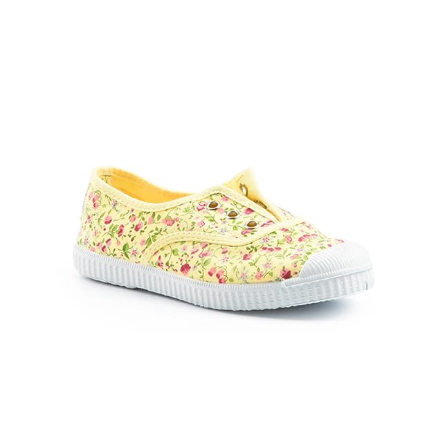 Cienta - Cordoba-25, Cordoba-33 Blumen Slip-On Sneakers, 25, Gelb