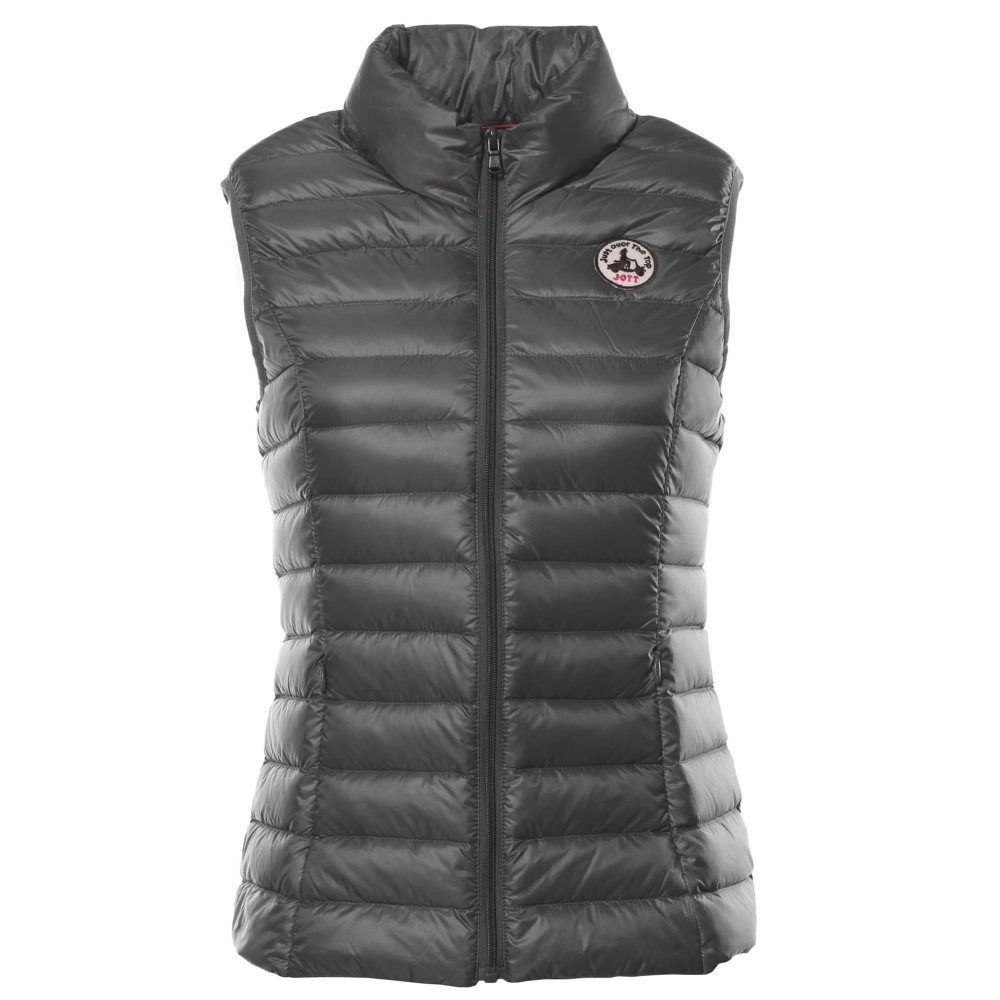 Jott - Ärmellose Daunenjacke Frau  Seda, für Damen, Anthrazit, Größe M