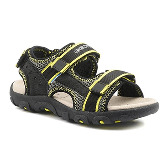 Geox - Strada-29, Strada-38 Sandalen, 29, Schwarz