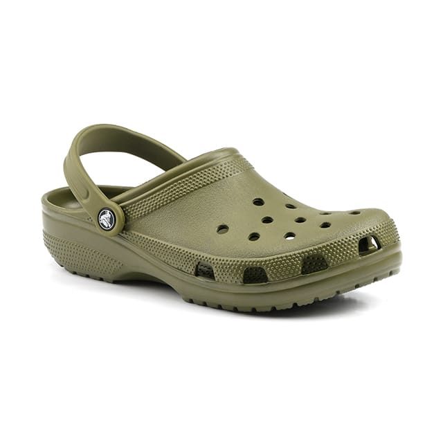 crocs - Classic clog-46, für Damen, Khaki, Größe 46