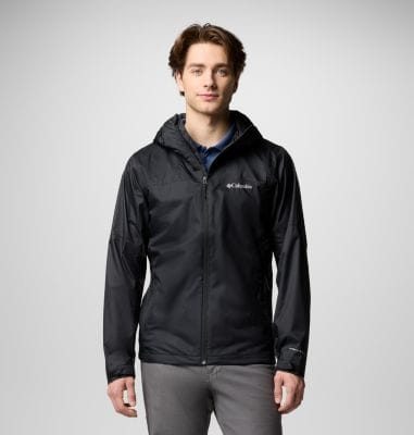 Columbia - Trekkingjacke mit Kapuze, für Herren, Schwarz, Größe S