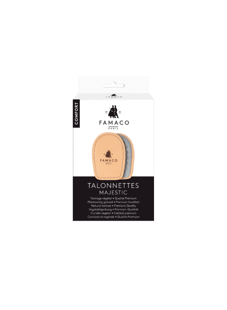 FAMACO - Talonettes cuir Majestic, Braun