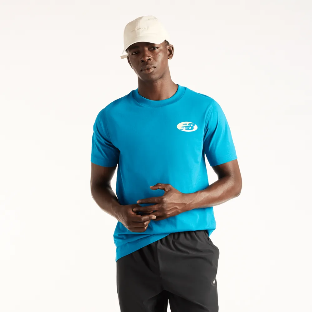 New balance Oval Badge Relaxed T-Shirt-M M