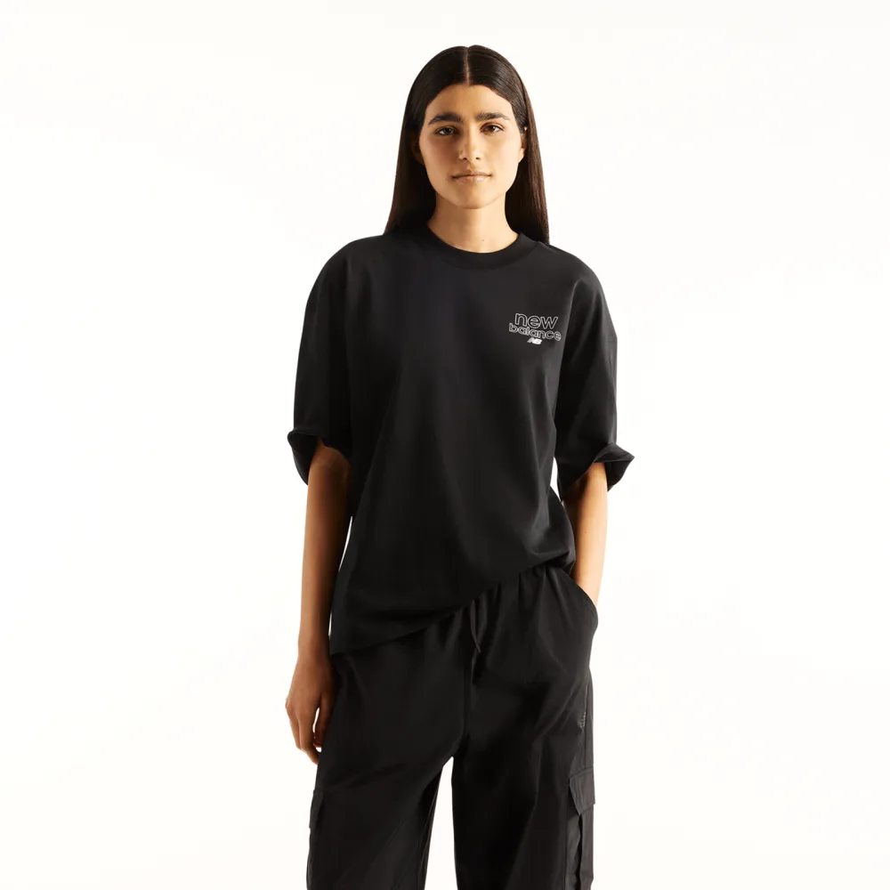 New balance W Sport Oversized Graphic T-Shirt-M M