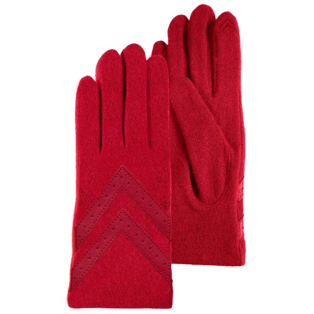Isotoner - 85229 Copatibles Ecrans Tactilles, für Damen, Rot, Größe Onesize