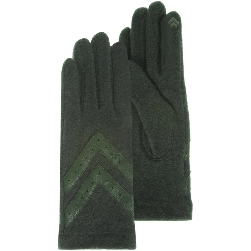 Isotoner - 85229 Copatibles Ecrans Tactilles, für Damen, Grün, Größe Onesize