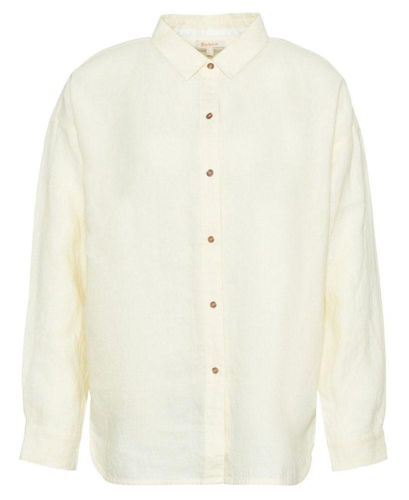 Barbour Hampton Relaxed Linen Shirt-14 14