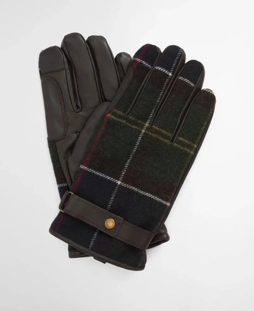 Barbour Barbour Newbrough Tartan Gloves-S S