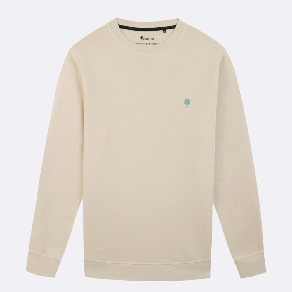 Faguo - Donzy Sweat Knit, für Herren, Beige, Größe S