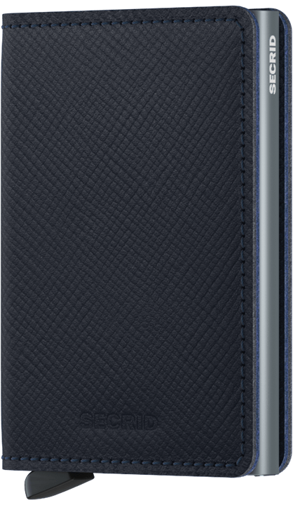 Secrid - Slimwallet Saffiano-0, für Damen, Blau, Größe Onesize