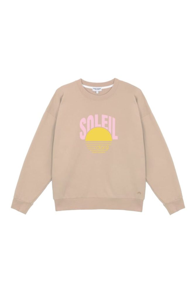FRENCH DISORDER - Sweat Rosie SOLEIL DOREÉ, für Damen, Beige, Größe XS