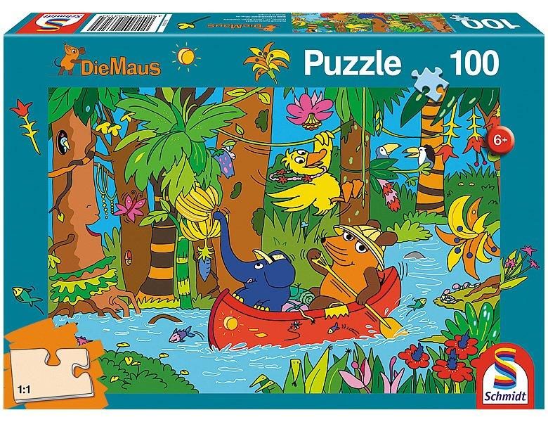 Die Maus, Im Dschungel (Kinderpuzzle)