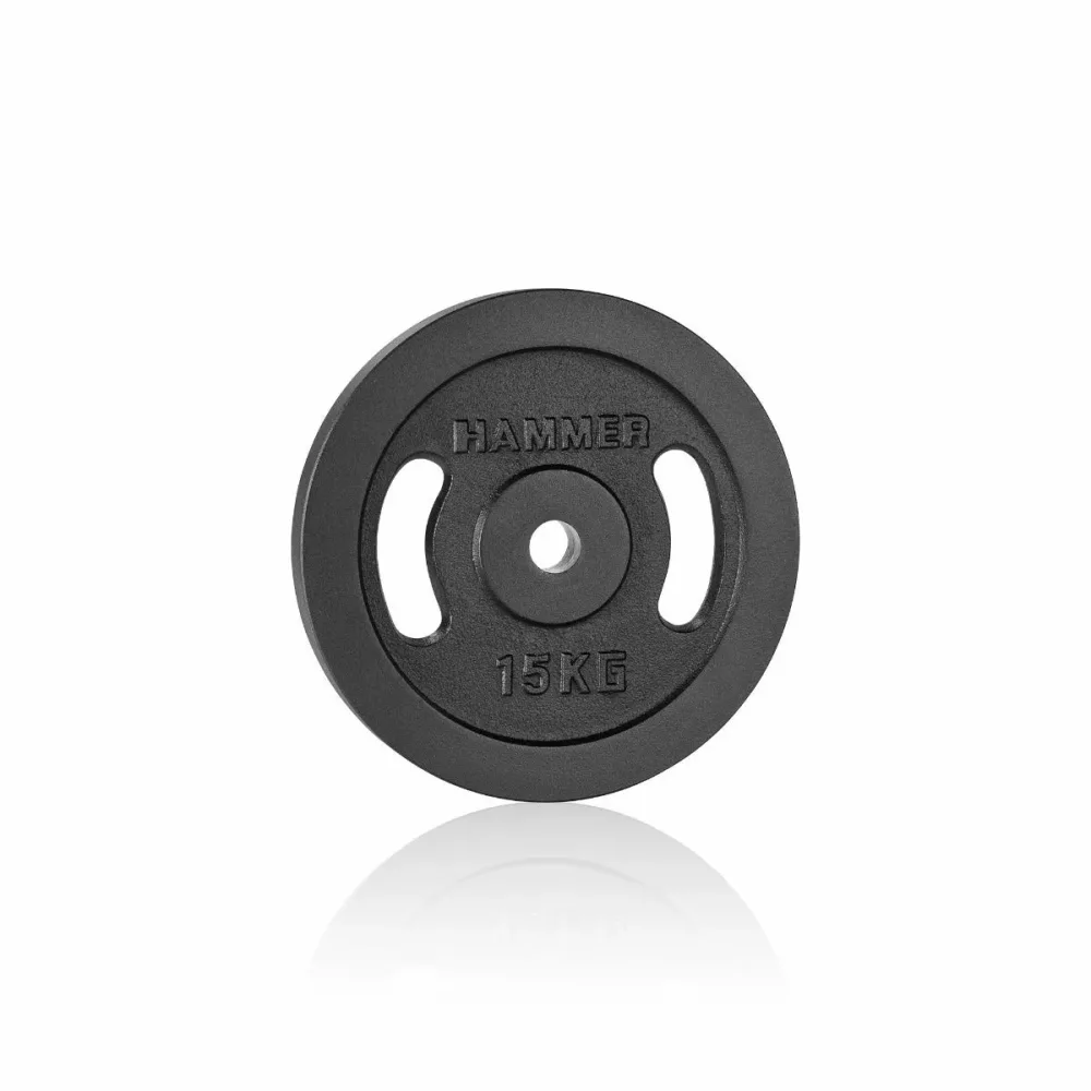 HAMMER Hanteln und Gewichte Hantelscheibe 30 mm 15 kg